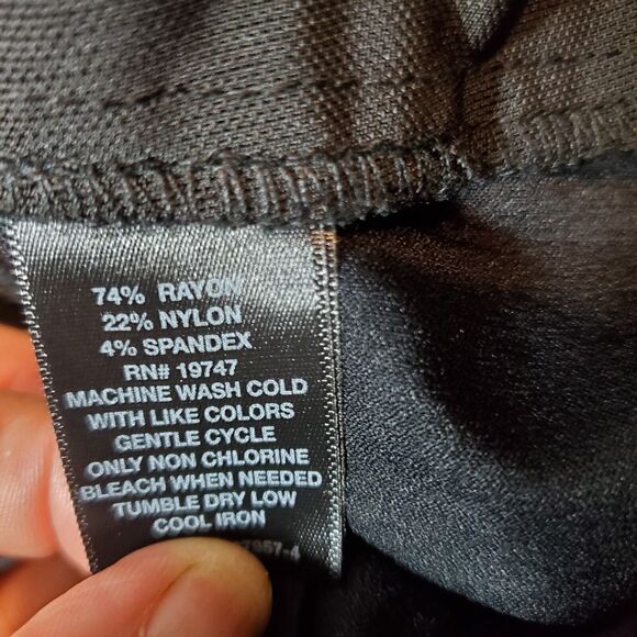 Bold Elements Cut To Curve Black Leggings Size 14 - Picture 5 of 7